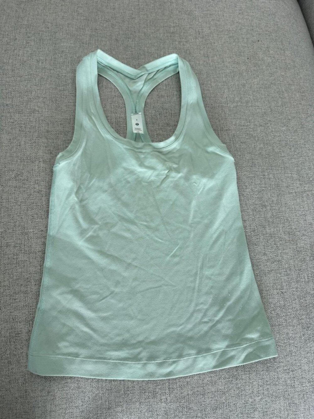 Lululemon Swiftly Tech Racerback Tank Top Pastel Mint Pistachio Green Size 0